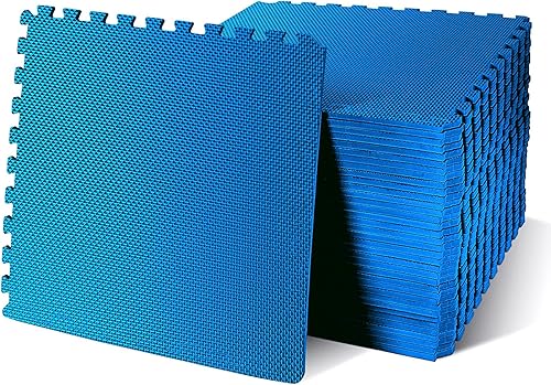 Miniatura 80 de Hulkfit Tapete de ejercicio de rompecabezas con alfombrilla de espuma EVA entrelazadas para el gimnasio en casa, tapetes para piso de garaje