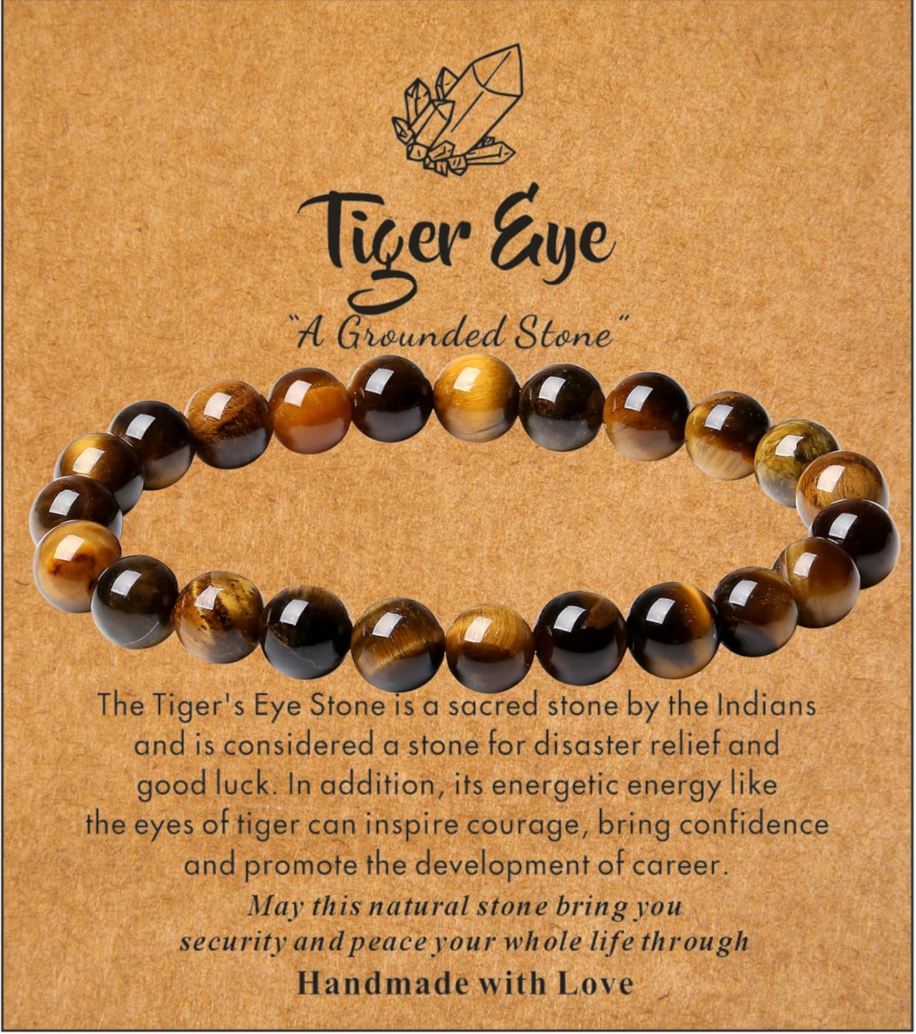 XIANNVXI Tigers Eye Bracelets & Necklace