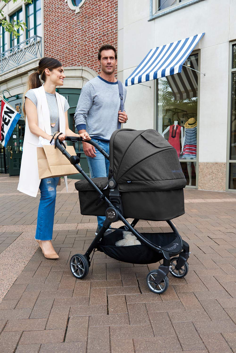 Baby Jogger City Tour LUX nacelle pliable, granite