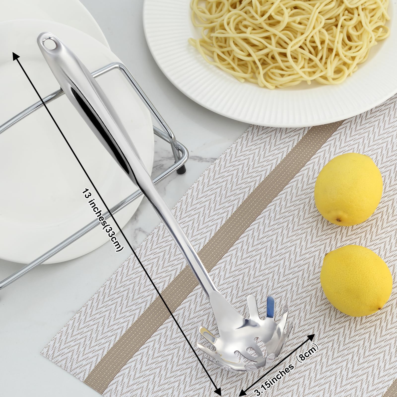 Diheohg Mestolo Da Zuppa Profondo Addensato In Acciaio Inossidabile Manico Corto Cucchiaio Grande A Testa Mestolo Da Zuppa Per Bere Cucchiaio Per Noodle