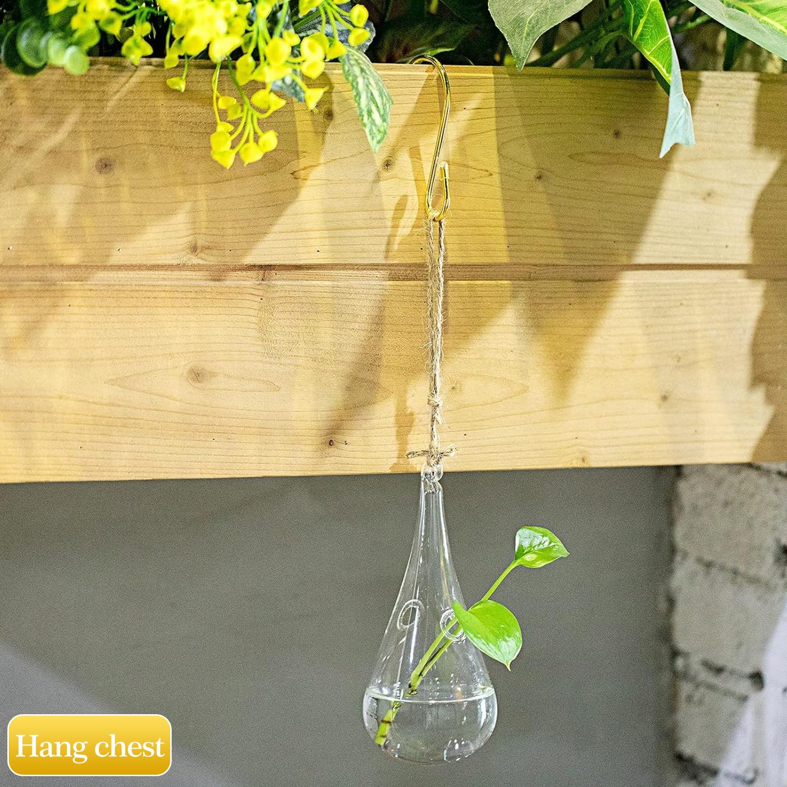 Hotop Ganchos de acero inoxidable en forma de S de 3.15 pulgadas, ganchos de metal para colgar cortinas, sartenes, tazas, plantas, bolsos, jeans, toallas (dorado, 100 piezas)