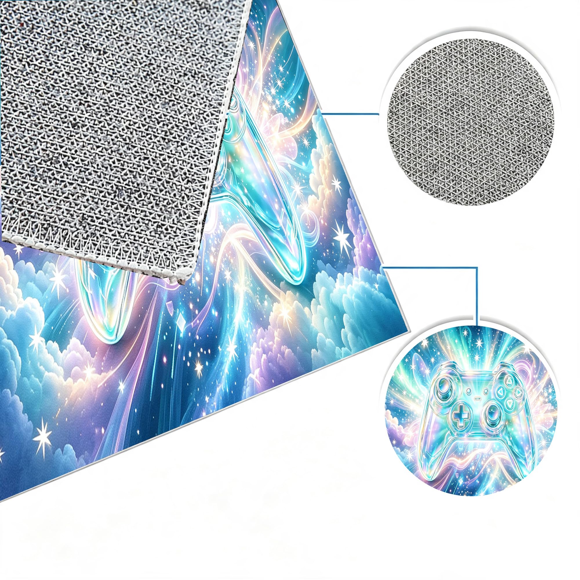 Tapis de Chaise Gaming Tapis Chaise de Bureau 100 x 160 cm