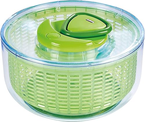 Zyliss centrifugador de ensalada sencillo pequeño color verde L Verde
