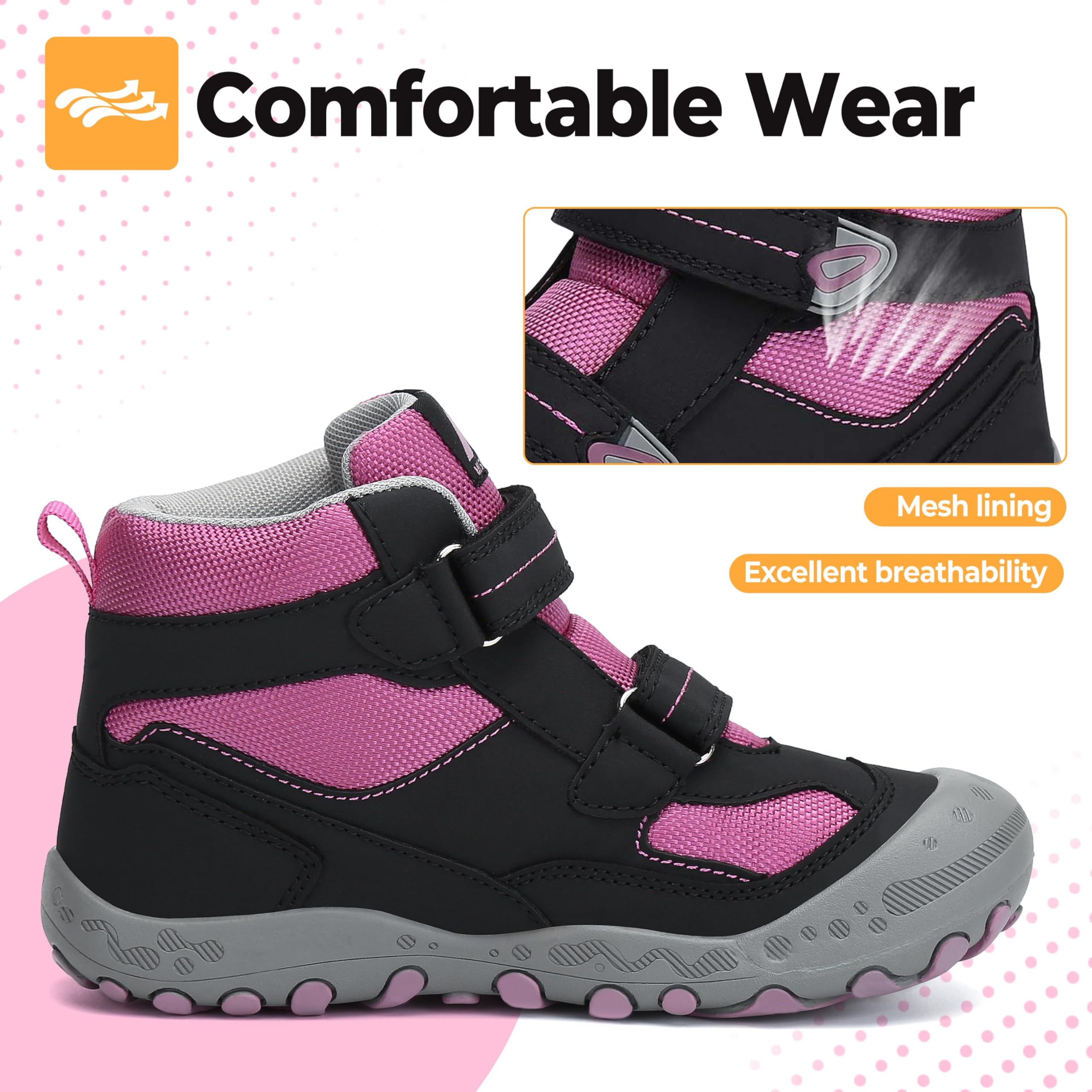 Mishansha Ragazze Scarpe da Trekking Leggere Traspirante Stivali da Escursionismo Outdoor Scarpe Sportive GR.24-38