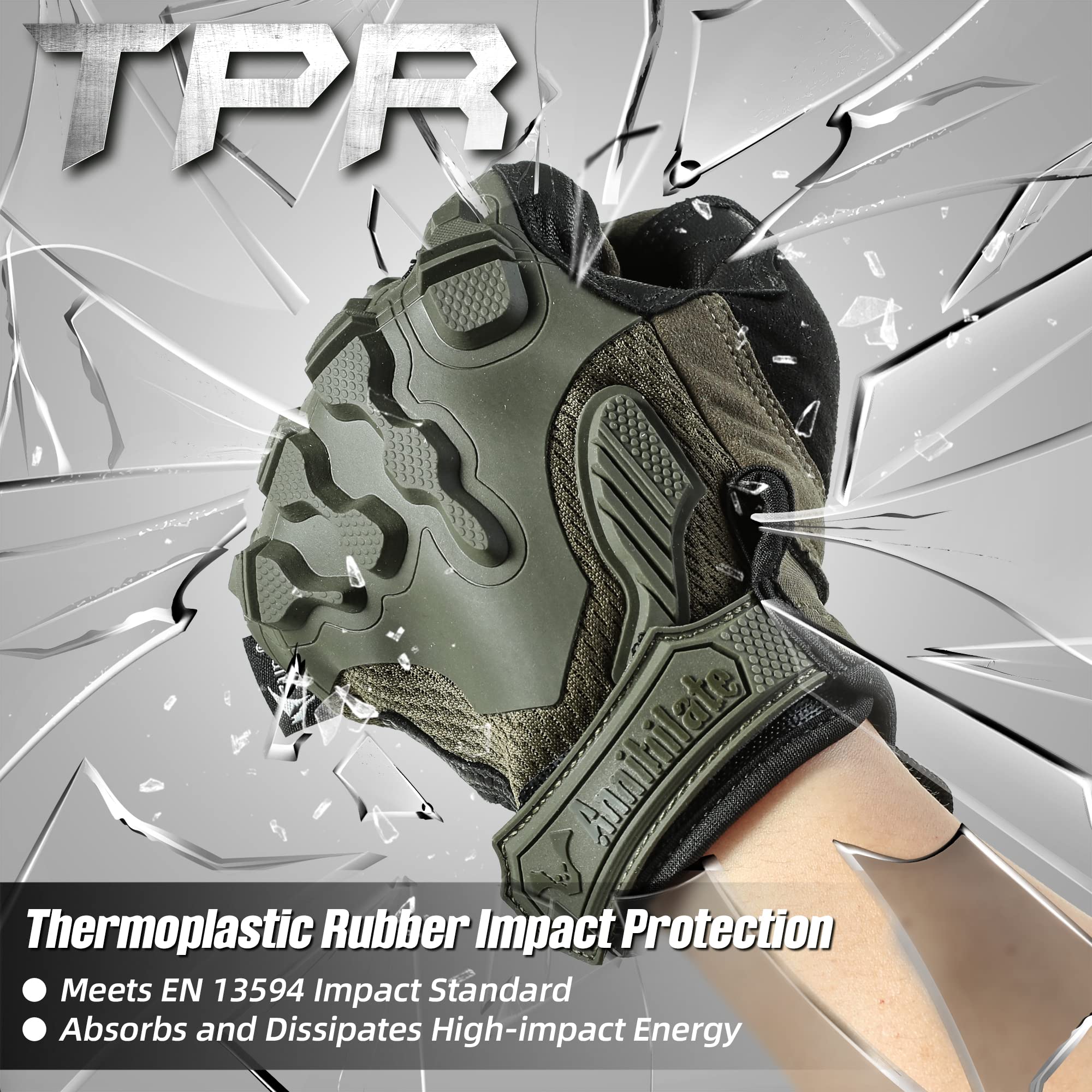 Zune Lotoo Gants Tactique Militaire, Gants Moto Respirants Compatibles avec Écran Tactile pour Homme Femme, Gants Kevlar Airsoft Militaire Anti Coupure pour Paintball Airsoft Motocross Randonné