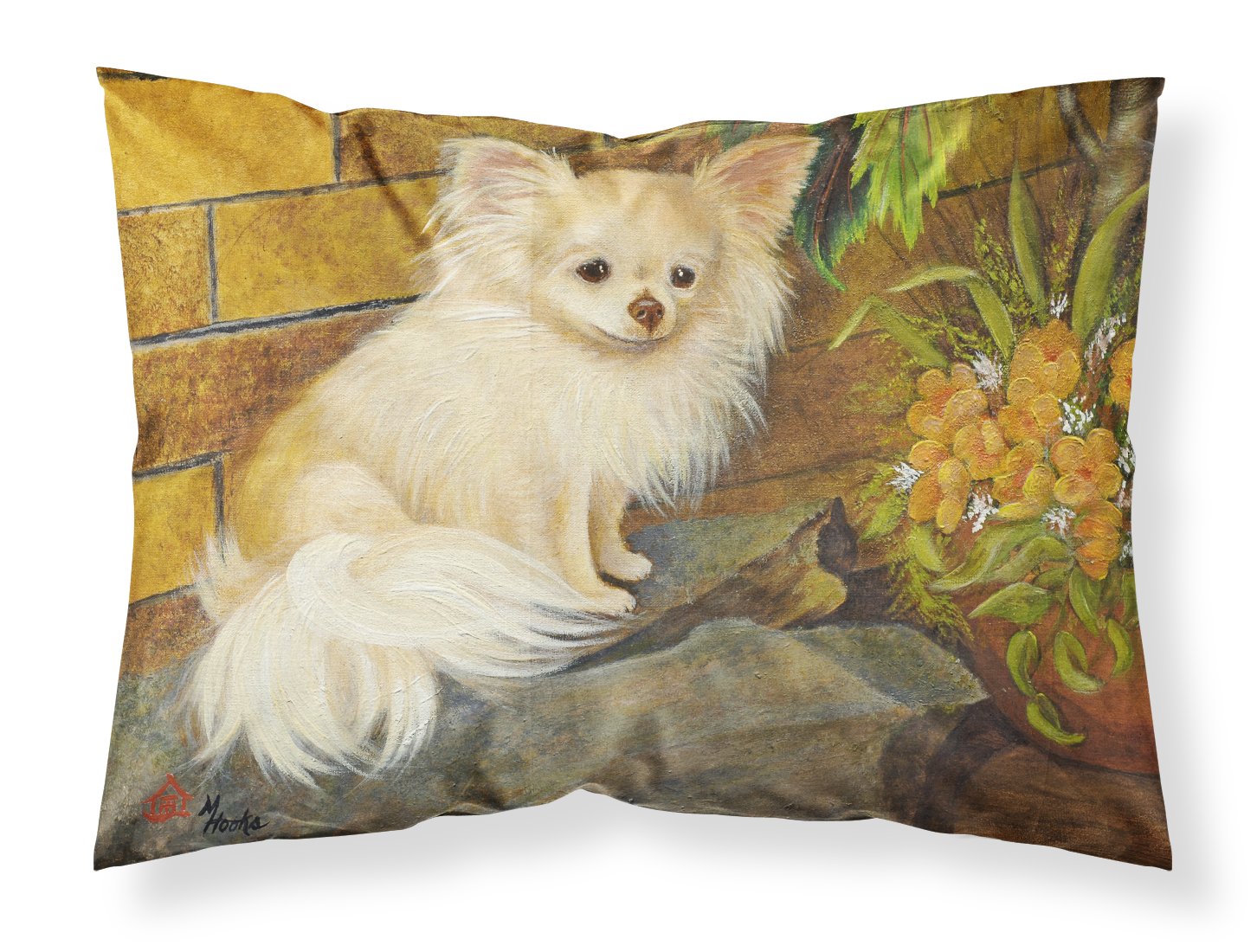 Tesori Dell' Caroline Federa Standard Con Levriero Isabella - 52x76 Cm, Bianco Retro, Multicolore - 4
