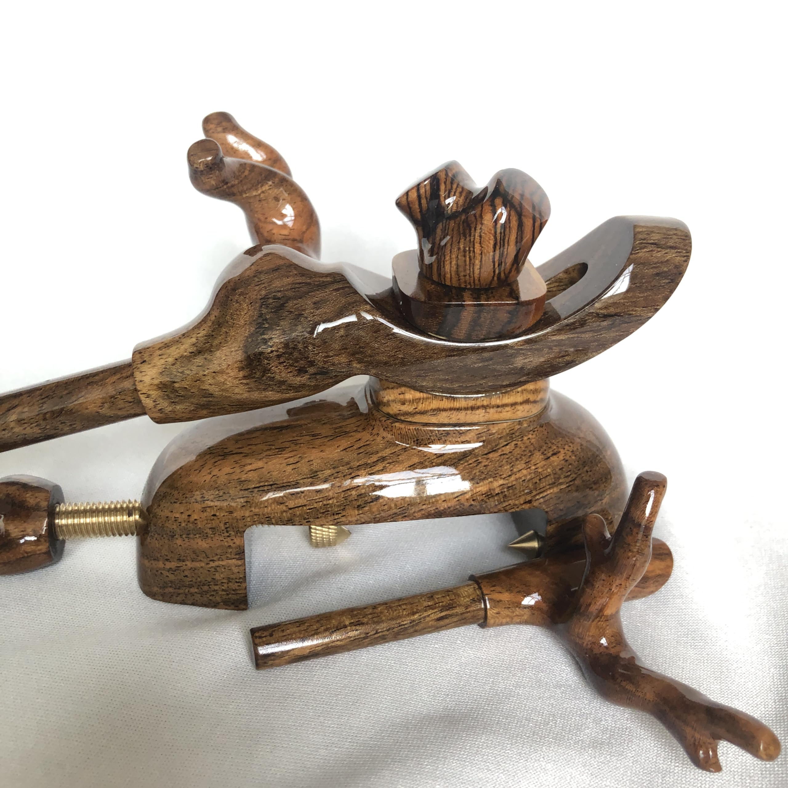 Amazon | ヘラブナ万力 天然木黄金柿 弓型万力 ヘラブナ釣具用品