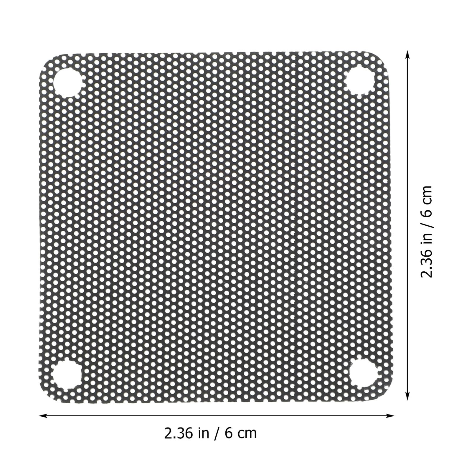 BRIGHTFUFU 10pcs Fan Mesh Covers Computer Cooling Accessory for Efficient Airflow and Hardware Easy to Install and
