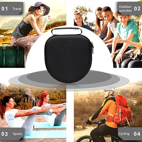 Miniatura 7 de LTGEM Funda rígida de EVA para auriculares móviles Razer Barracuda X, multiplataforma, inalámbricos, para videojuegos, viajes, bolsa de