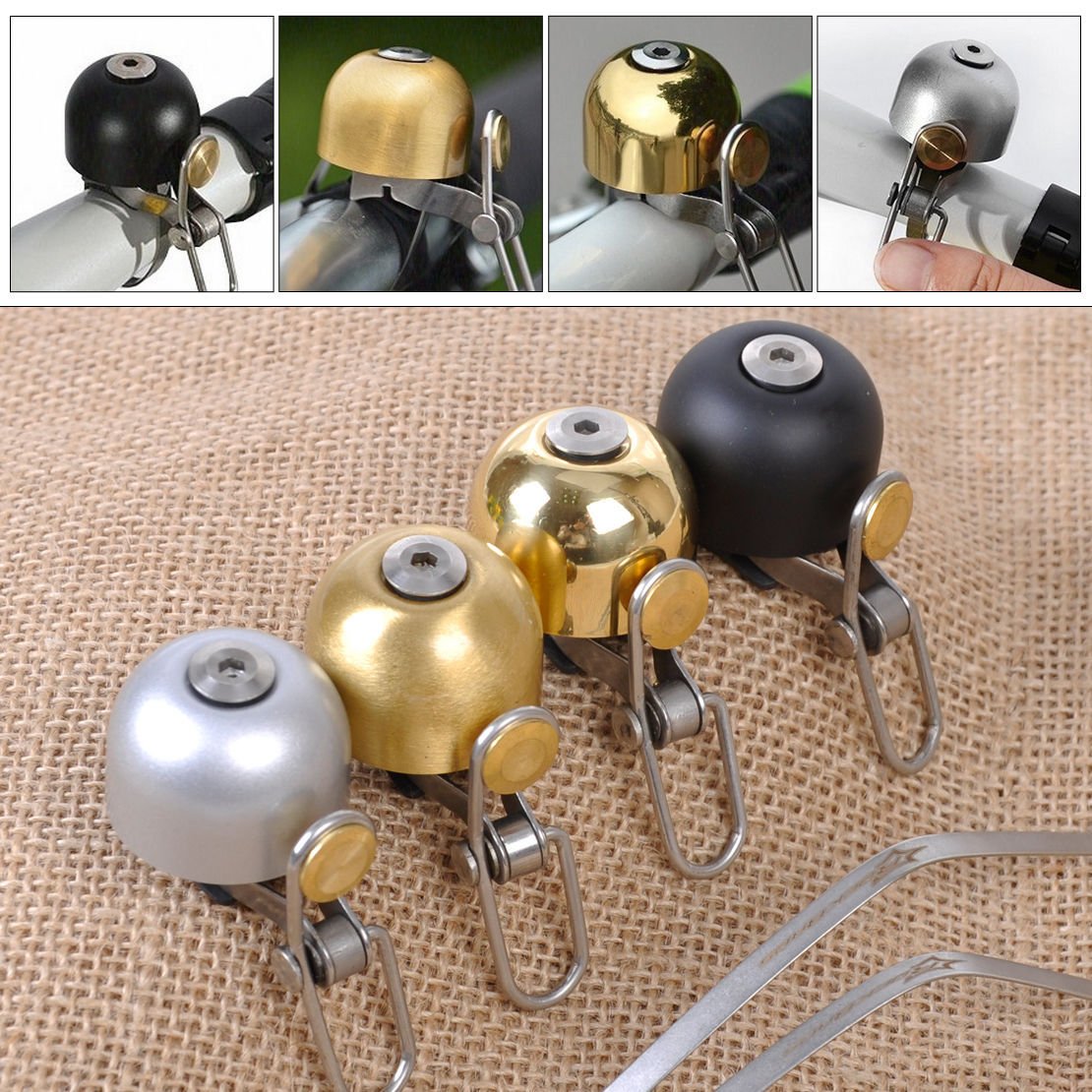 Campanello retro stile suono forte per MTB ciclismo