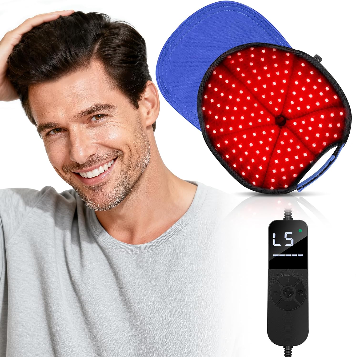 Red Light Hair Growth Cap, Red Light Cap