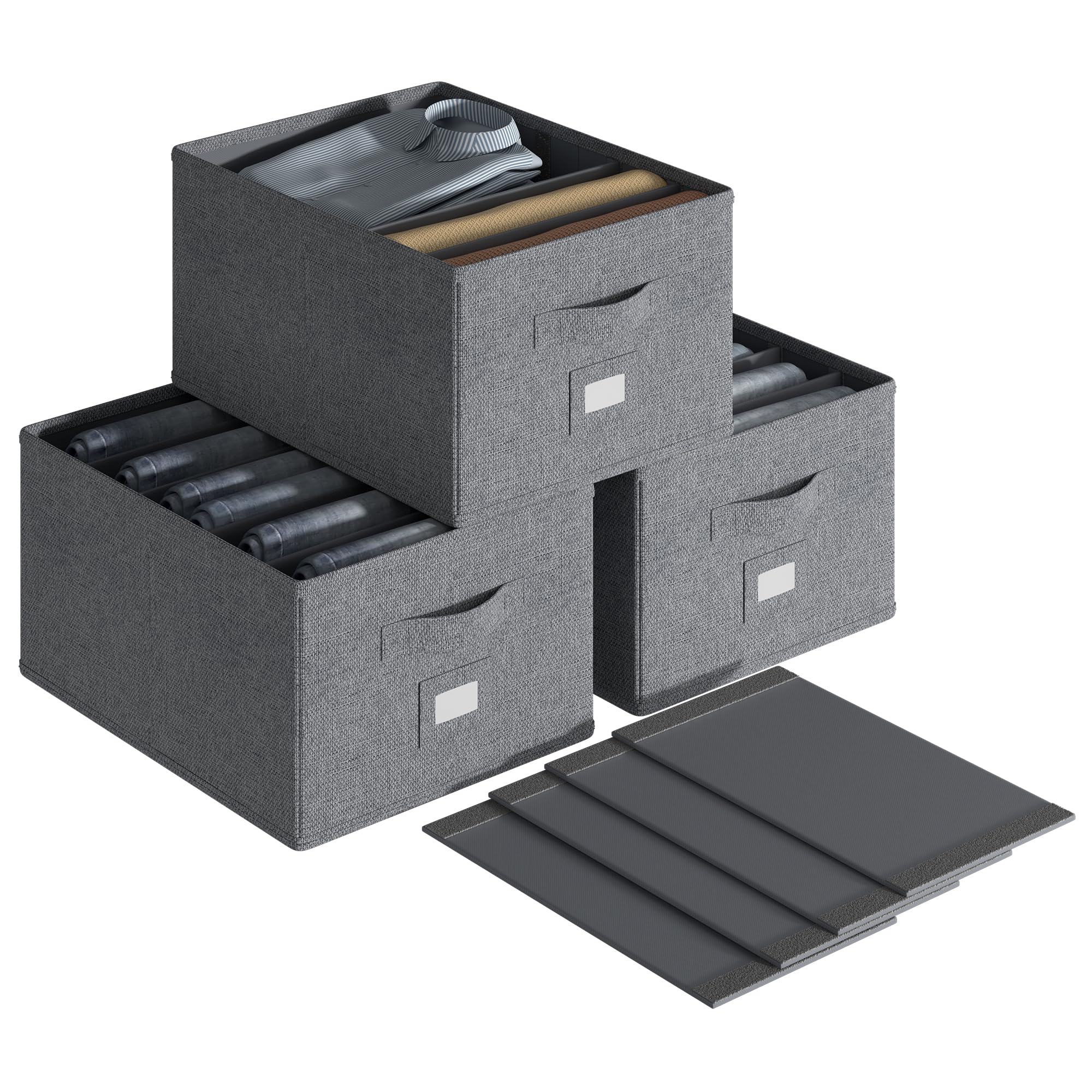 FAikhom Multifunctional Jeans Organizer for Closet3 Pcs Wardrobe