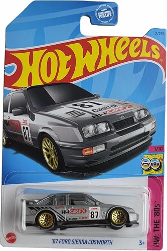 Hot Wheels Ford Sierra Cosworth '87, HW Los 80 110 Plata 2250 ()