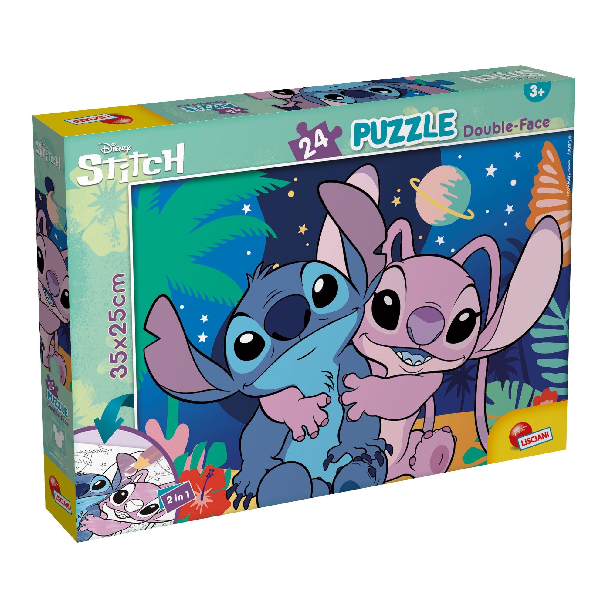 Amazon.com: Lisciani Giochi - Disney puzzle df m-plus 24
