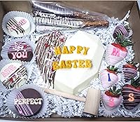 Vista 4 de Mity rain 3 moldes de letras para fresas cubiertas de chocolate, molde de silicona en mayúsculas y minúsculas para hacer dulces, gomitas, galletas