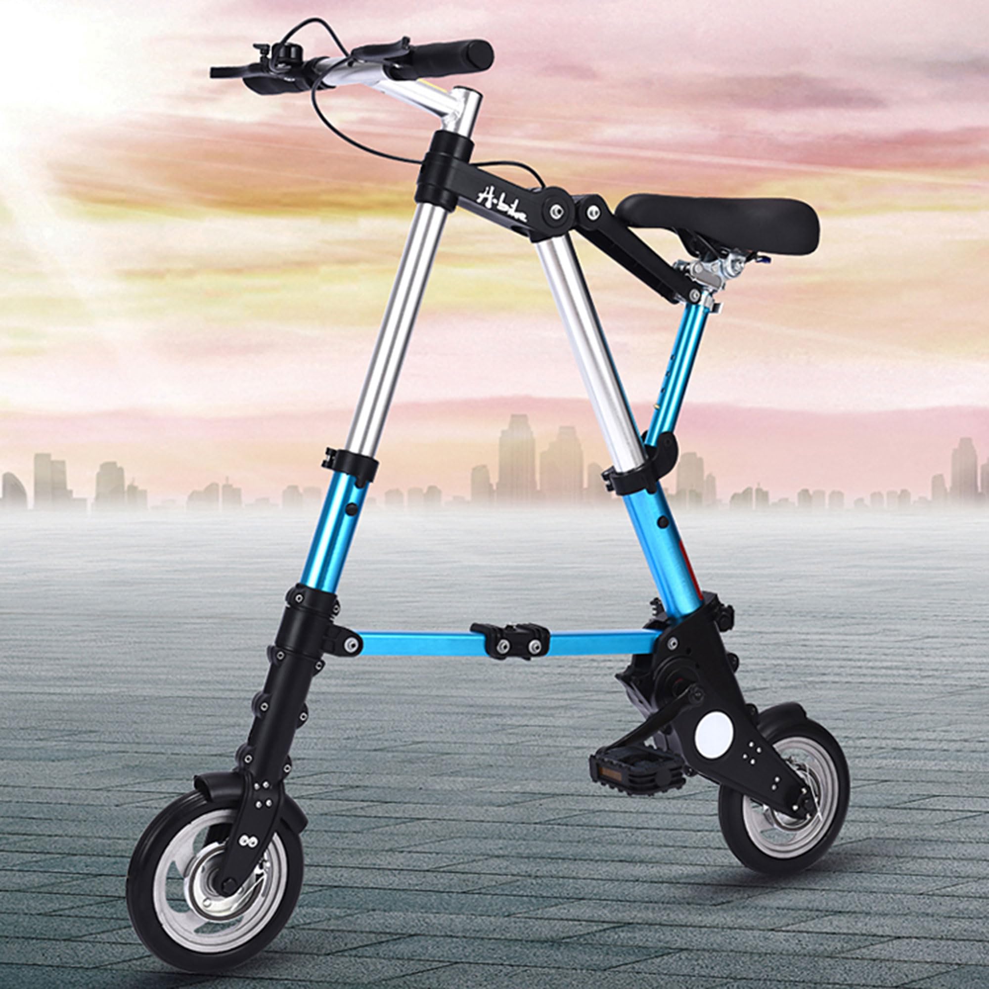 Amazon | 8インチ折畳み自転車 折りたたみ自転車時速約15キロメートル 