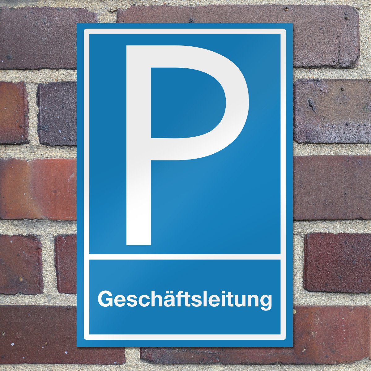 WANDKINGS Schild 'Parken Vor Der Garage Verboten!' – Aluminium, 20x15 Cm, Witterungsbeständig