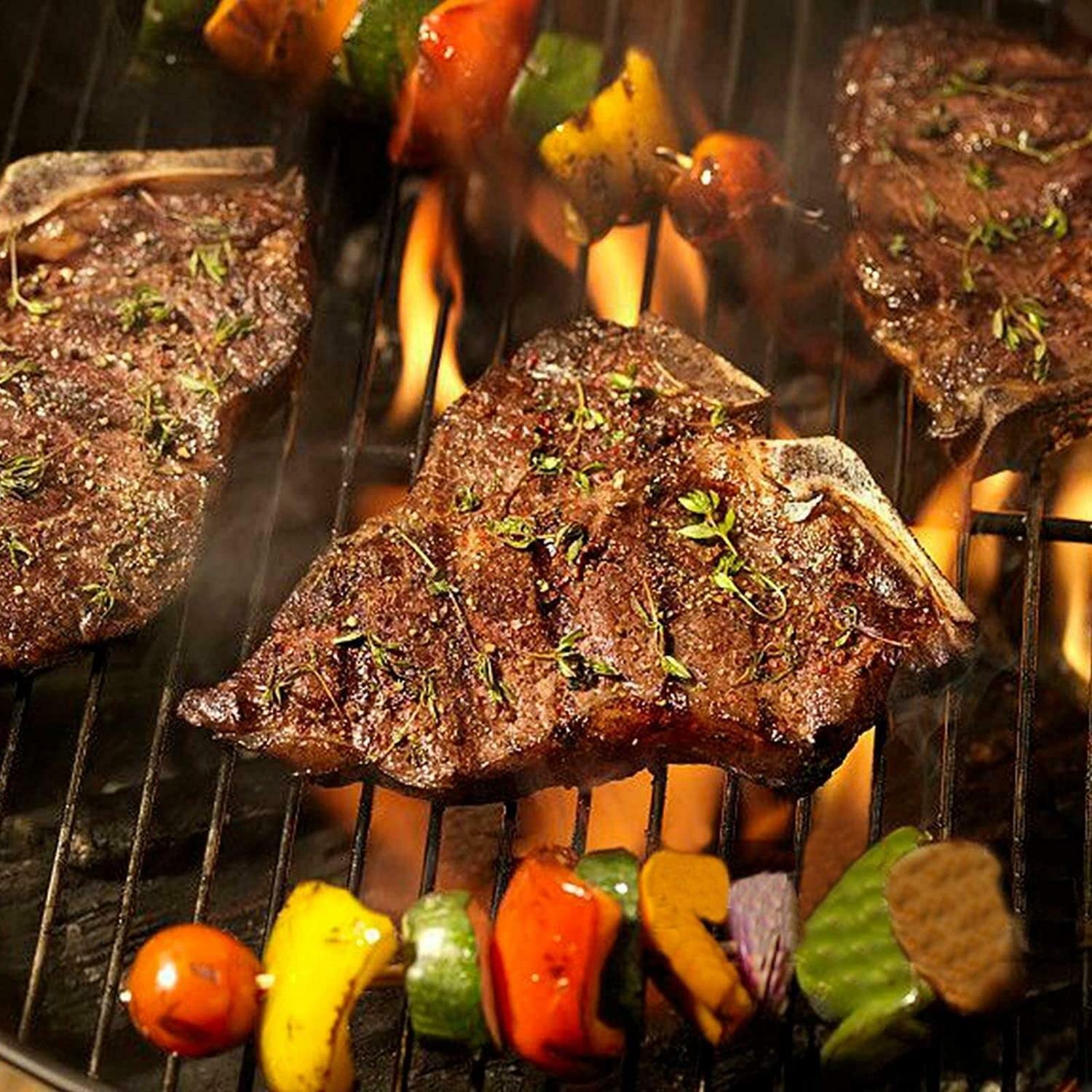 Okrągły duży stalowy palenisko składany ogród Patio Camping grzejnik palnik grill grill