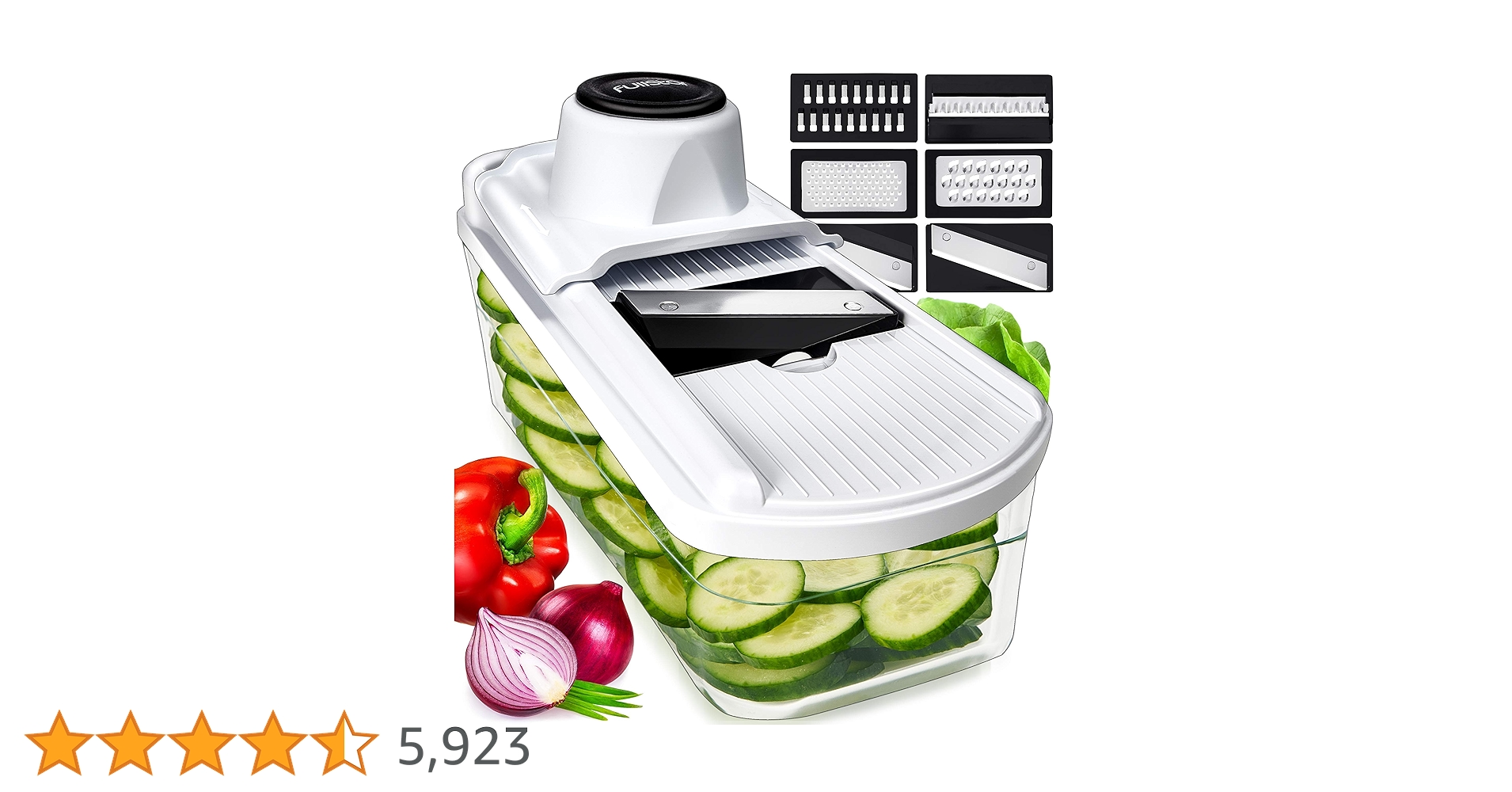 フルスター 6in1 マンドリンスライサー 野菜カッター コンテナ付　日本未発売 フルスター 6in1 マンドリンスライサー 野菜カッター コンテナ付
