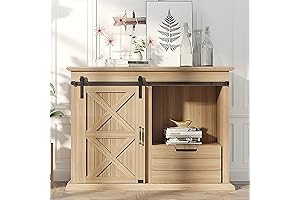 ZEKOO 2.5FT Super Mini Sliding Barn Door Hardware Kit for Single Door Cabinet