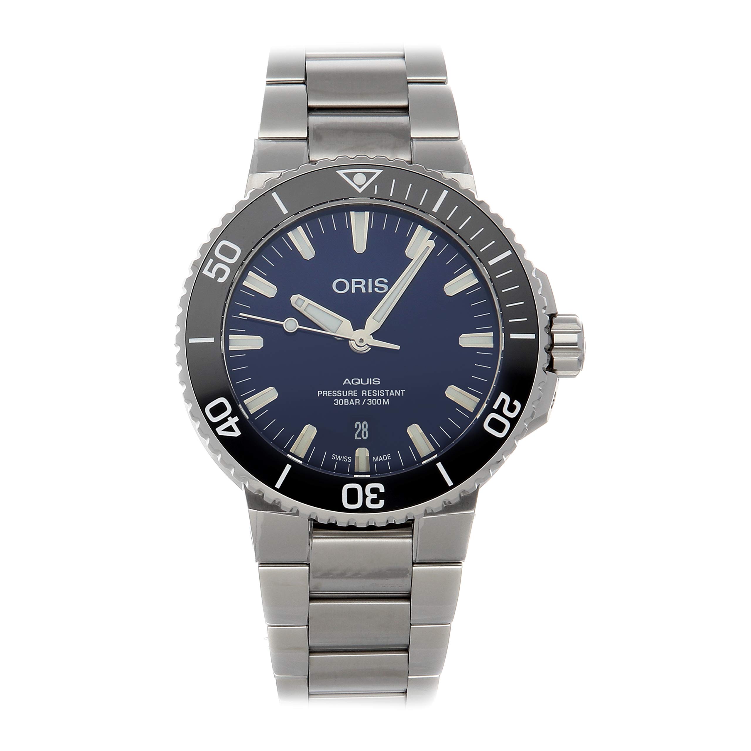 Amazon | ORIS(オリス) アクイスデイト 43.5mm AQUIS DATE メンズ 