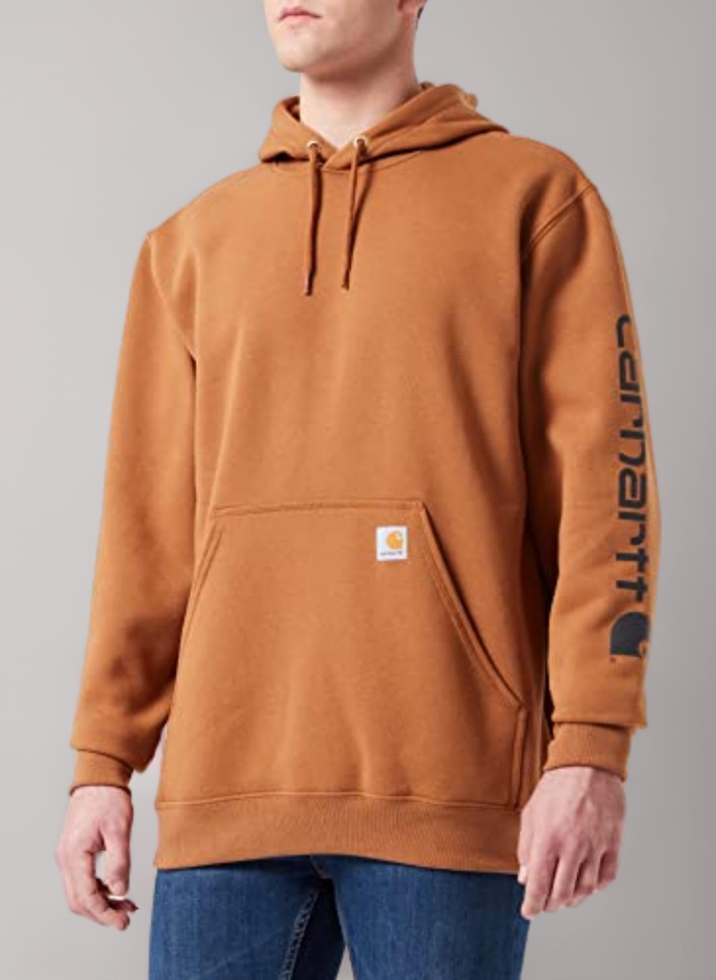 Carhartt Workwear Kapuzenpullover Hoodie Original Fit mit Ärmellogo