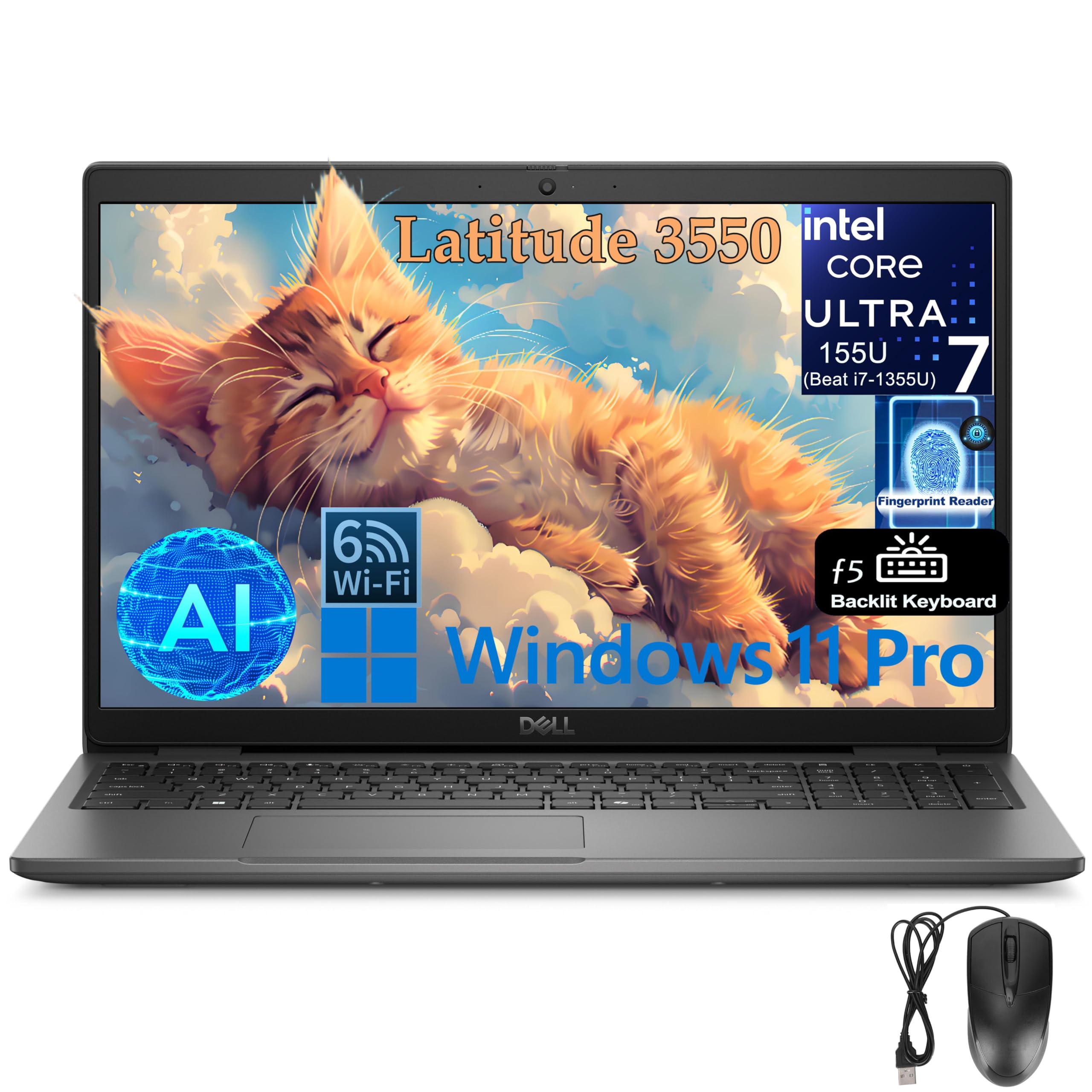 DELL - 【Dell】sml03103550f08bn2sjp Latitude 3550 Amazon.com: Dell Latitude 3550 Business Laptop (15.6