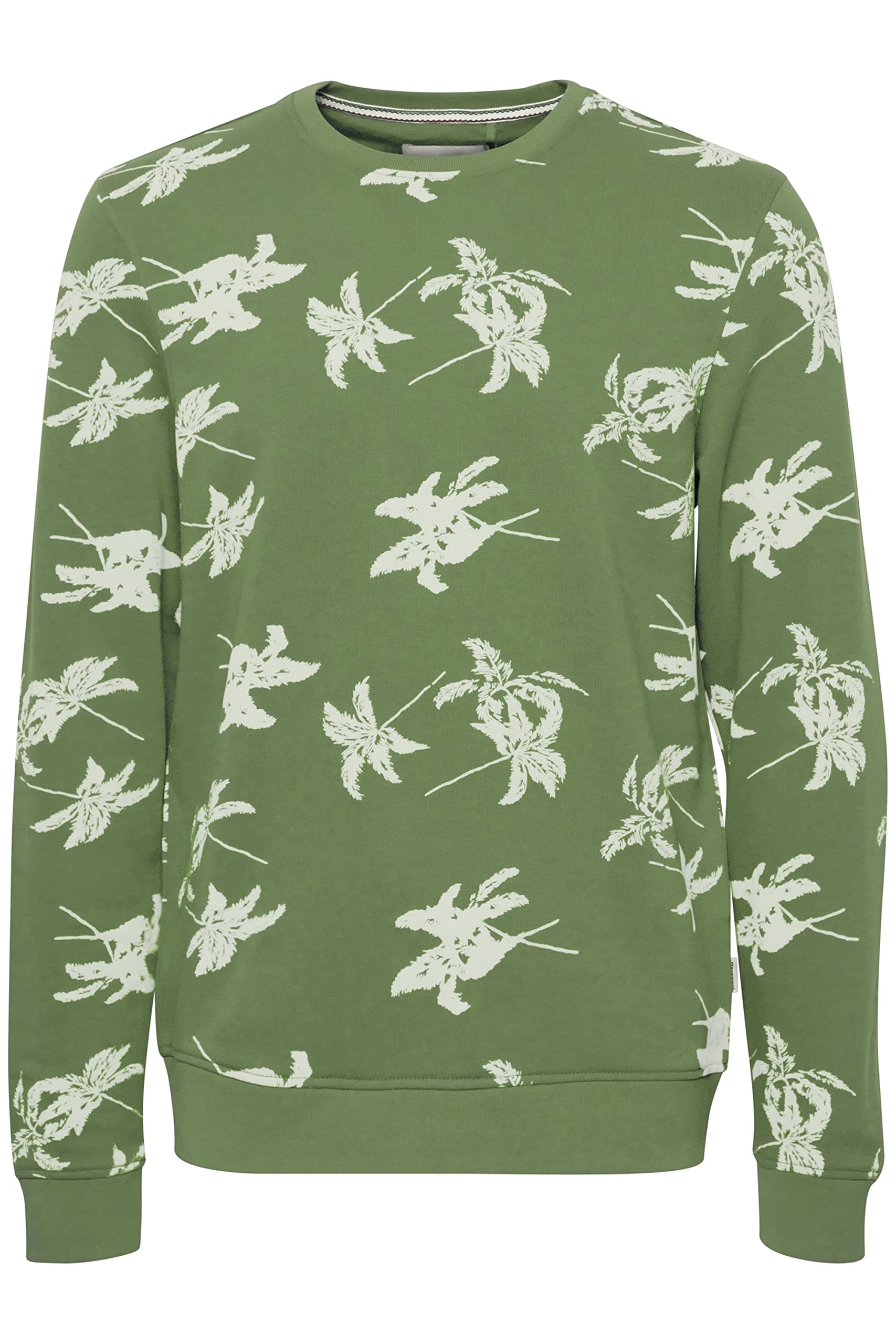 Blend 20715350 Herren Sweatshirt Pullover Pulli mit Rundhalsausschnitt O-Neck Print Sommer Blumen