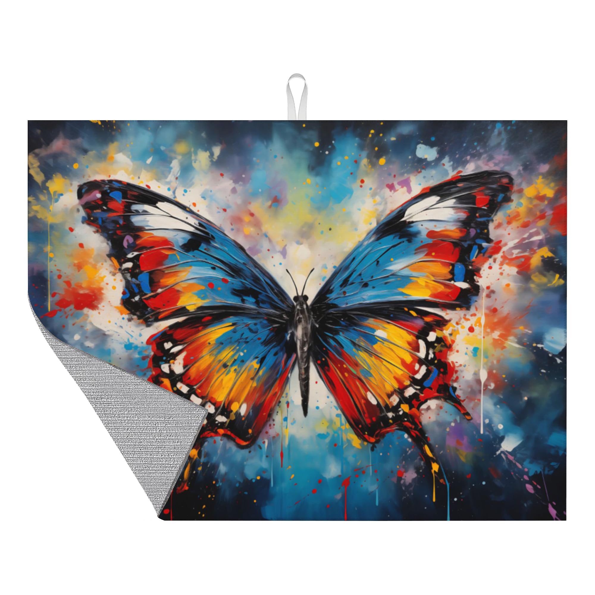 Large Dish Drying Mat for Kitchen Counter,18