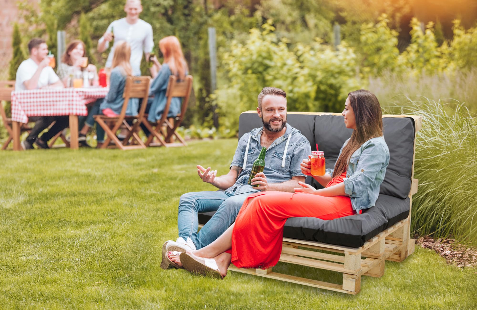 Cuscini Per Panche Amazinggirl Cuscini Per Pallet Esterno 40 X 120