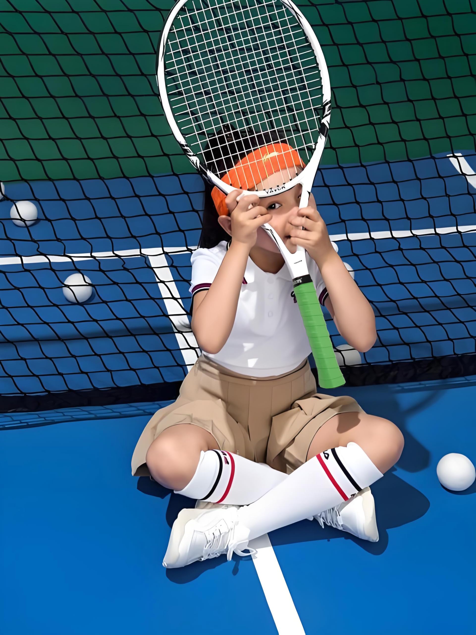 HERCHR Sweat Absorption Band, Badminton Tennis Racket Leather Handle