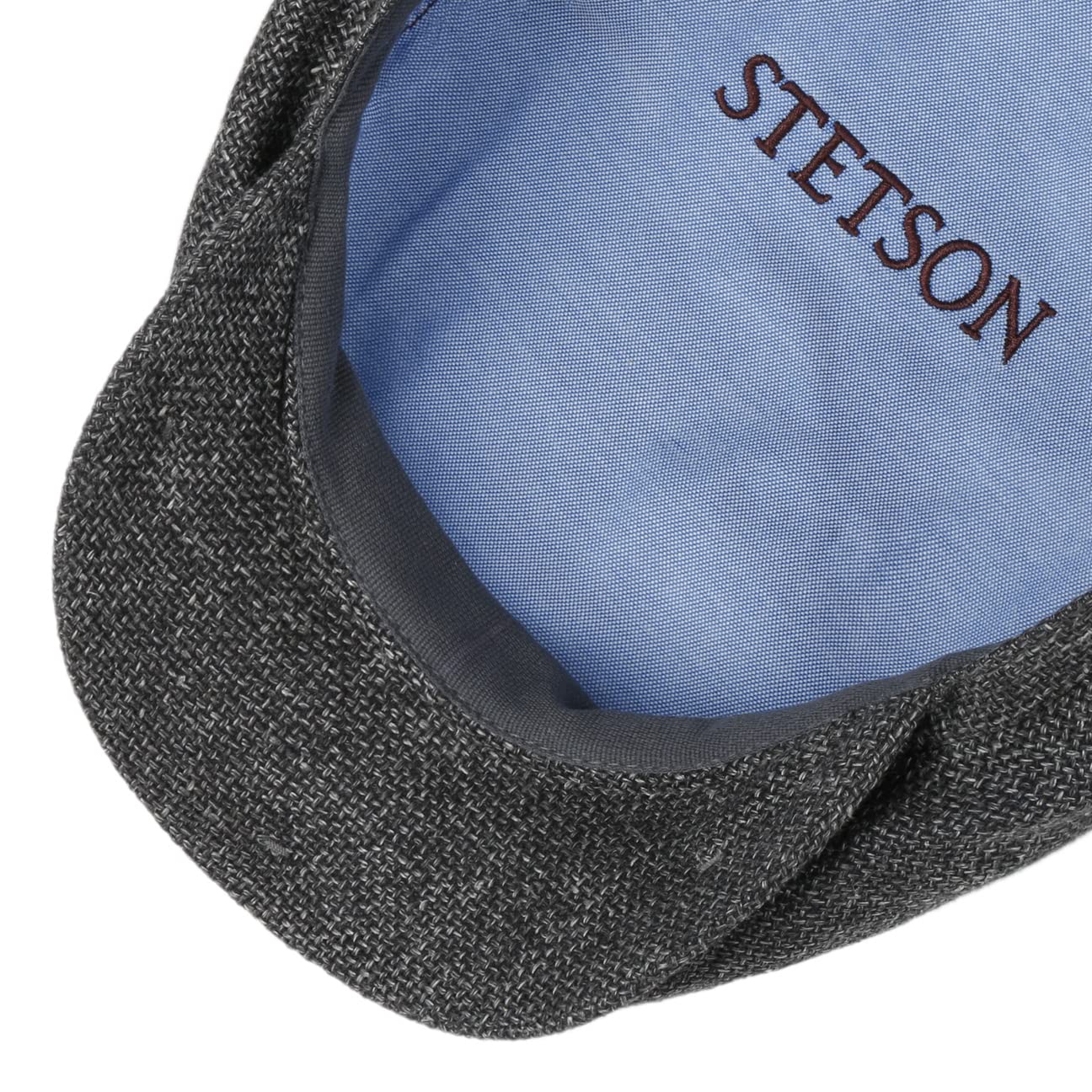Stetson Taleco wełniana płaska czapka z lnu dla mężczyzn - wyprodukowana w UE czapka bluszczowa, podszewka, wiosna - lato