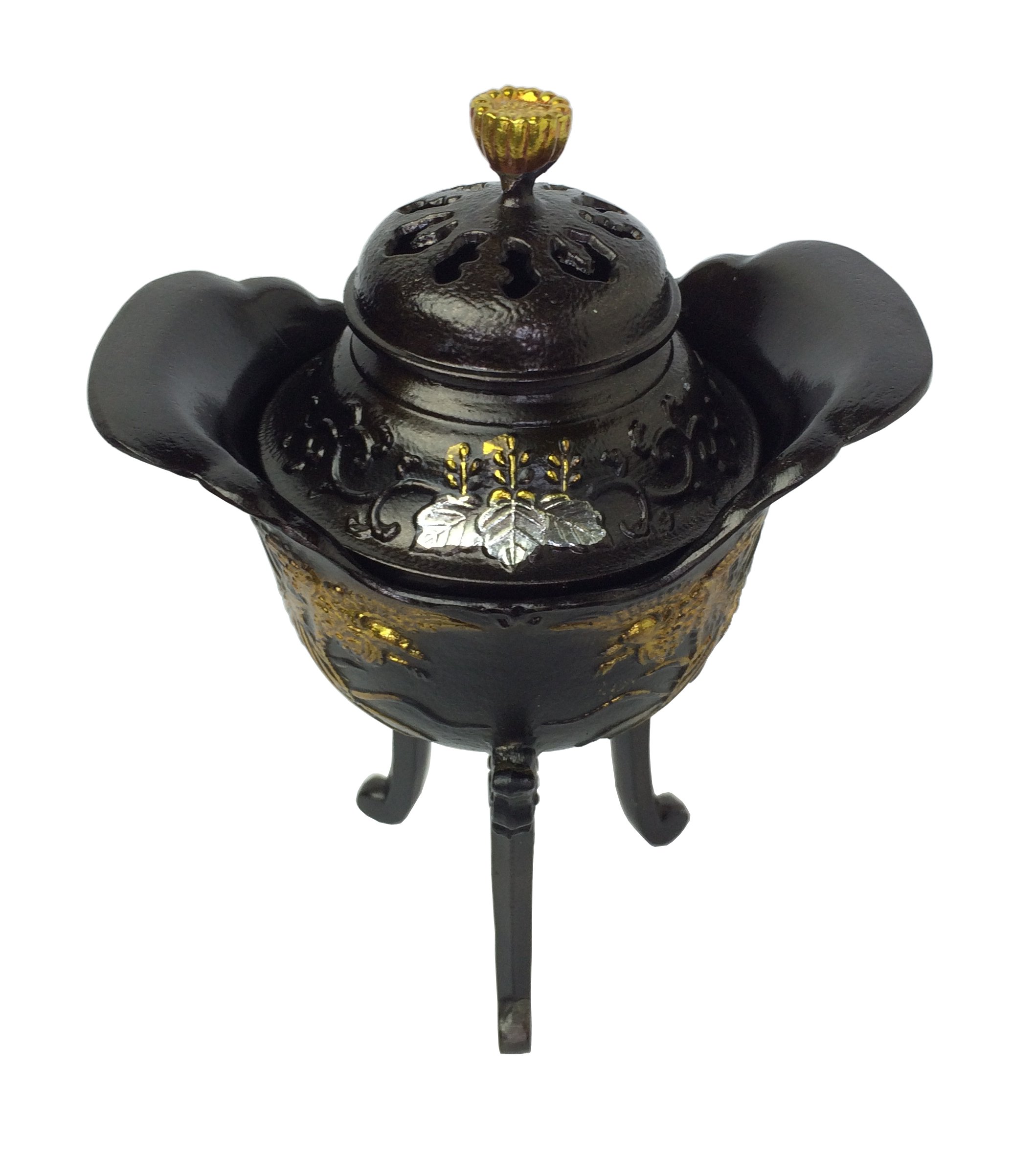 Amazon｜織田幸銅器 香炉 三ッ足鳳凰 74-02｜仏壇用香炉 オンライン通販