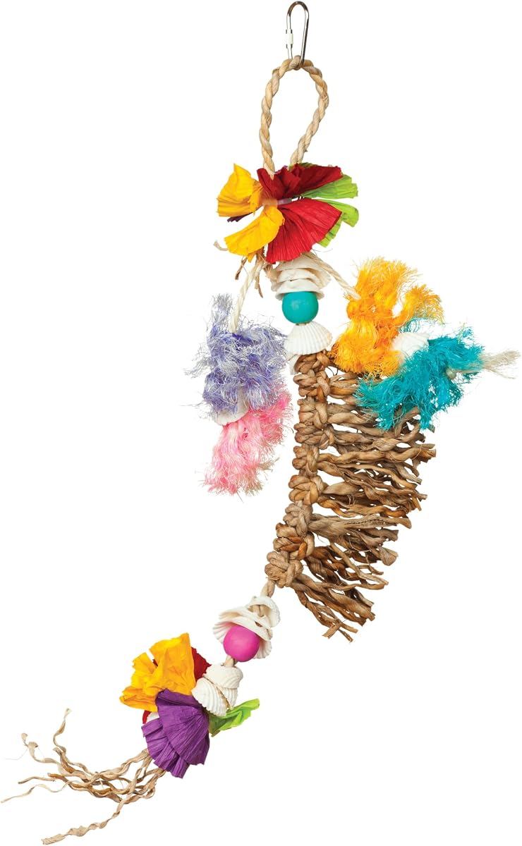 Prevue Hendryx 62508 Tropical Teasers Nudos de Divertido Juguete de Pájaro