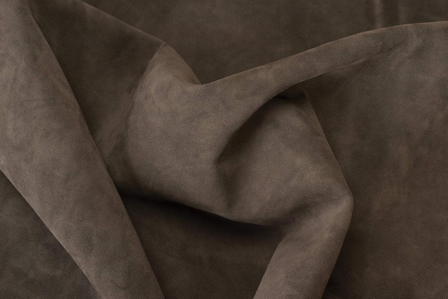 Suede Leather Cowhide, Chocolate