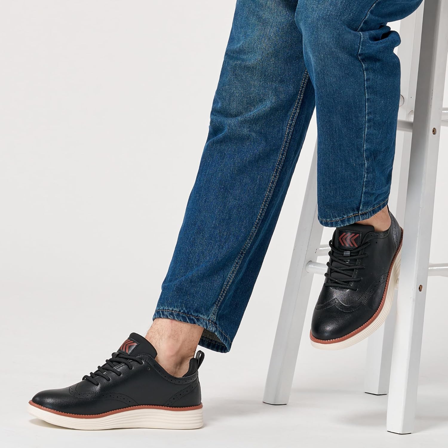 Ablanczoom Mens Dress Shoes Oxford: Casual Comfortable Sneakers Formal Business Office Wedding Shoes - Image 7