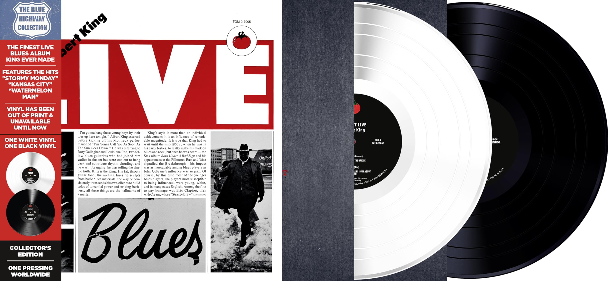 Albert Live Tomato Records Blanco Y Negro 2LP