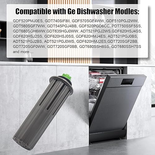 Miniatura 2 de WD21X10519 - Interruptor de inundación para lavavajillas GE, repuesto WD21X20204 WD21X10492 PS8690623 Interruptor de control de inundación