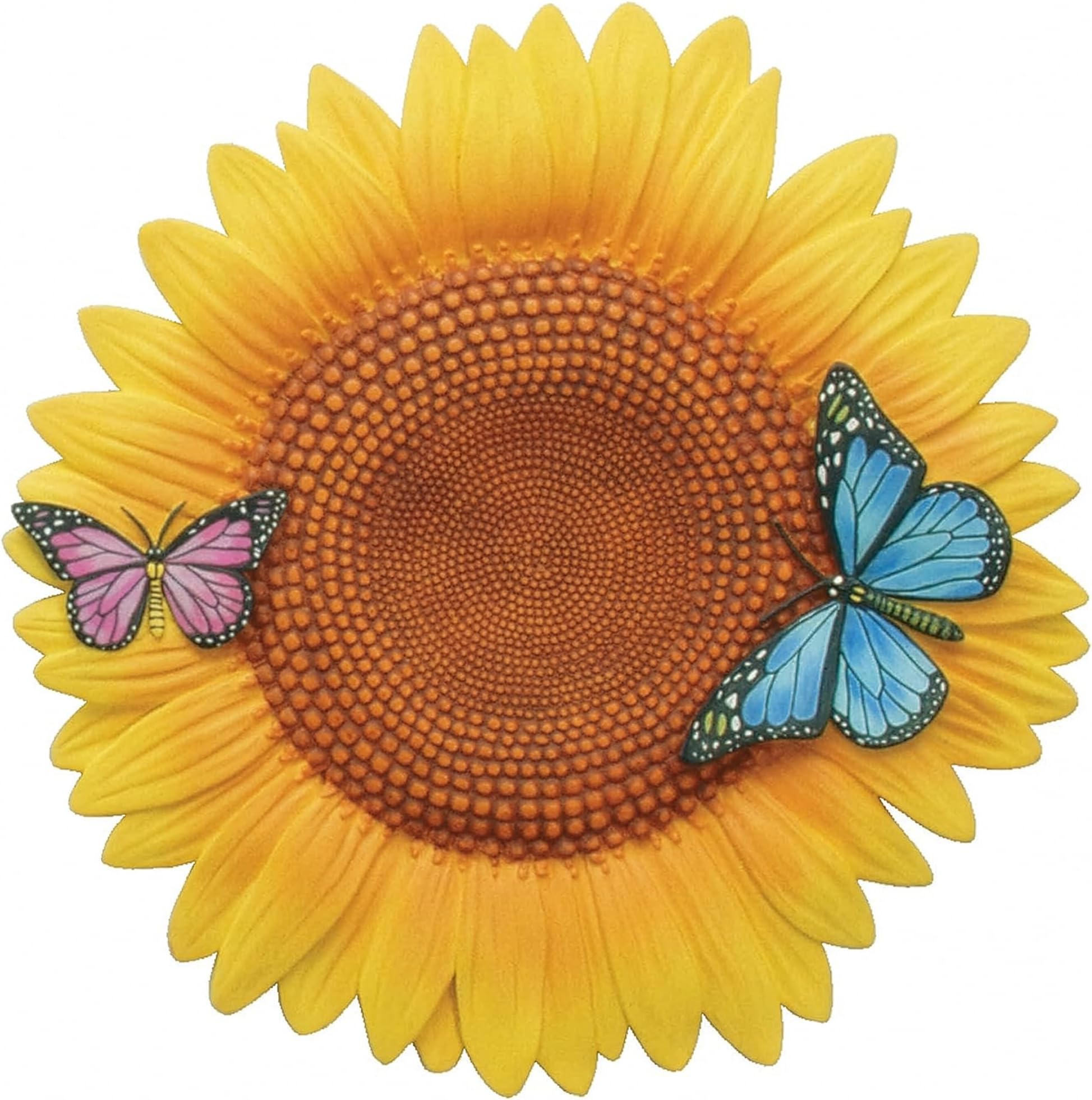 Spoontiques - Garden Décor - Sunflower Stepping Stone - Decorative Stone for Garden