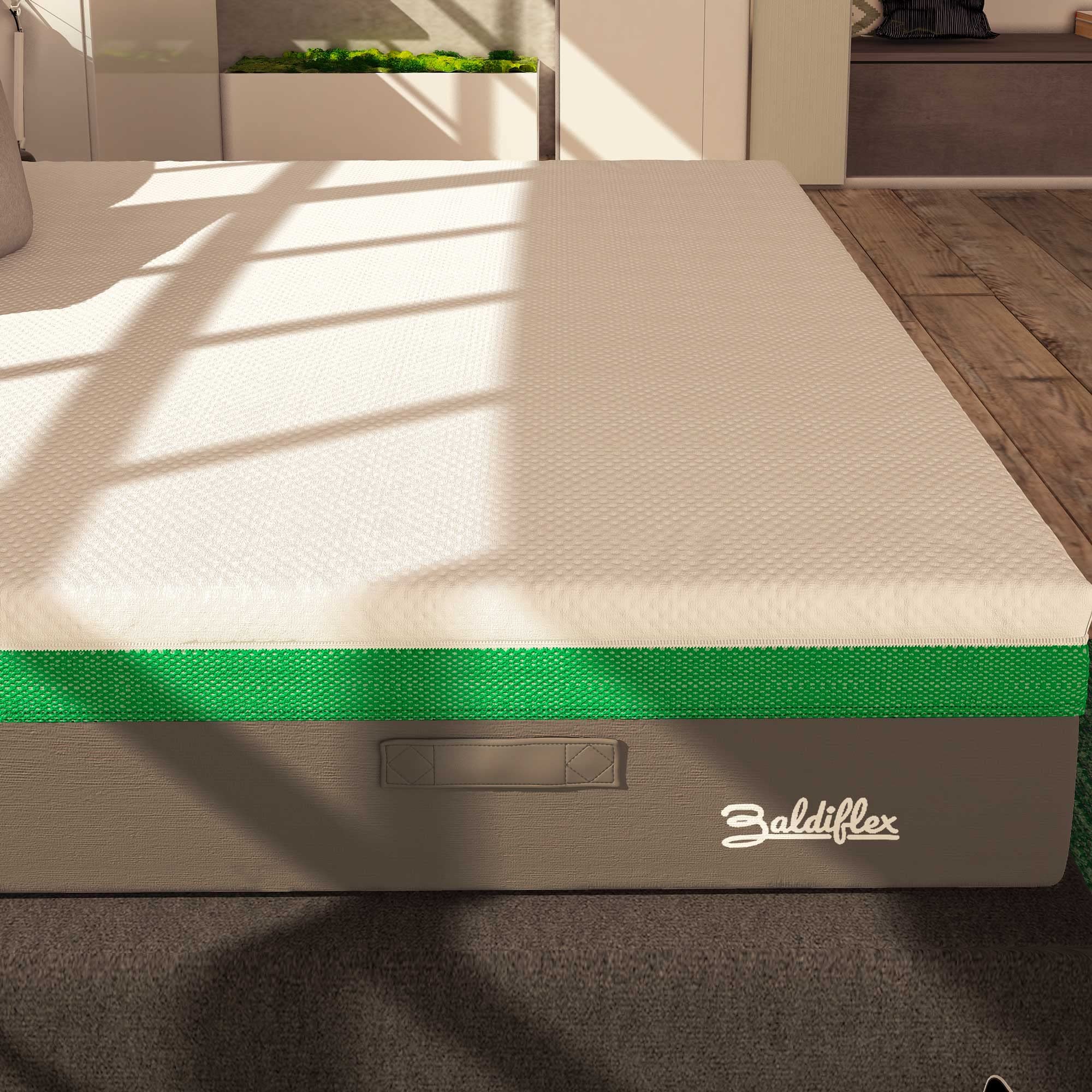 Baldiflex Mojito Big Matratze für Einzelbett, Memory-Schaum, ausziehbar, medizinisches Gerät, Größe 80 x 190 cm, Höhe 30 cm