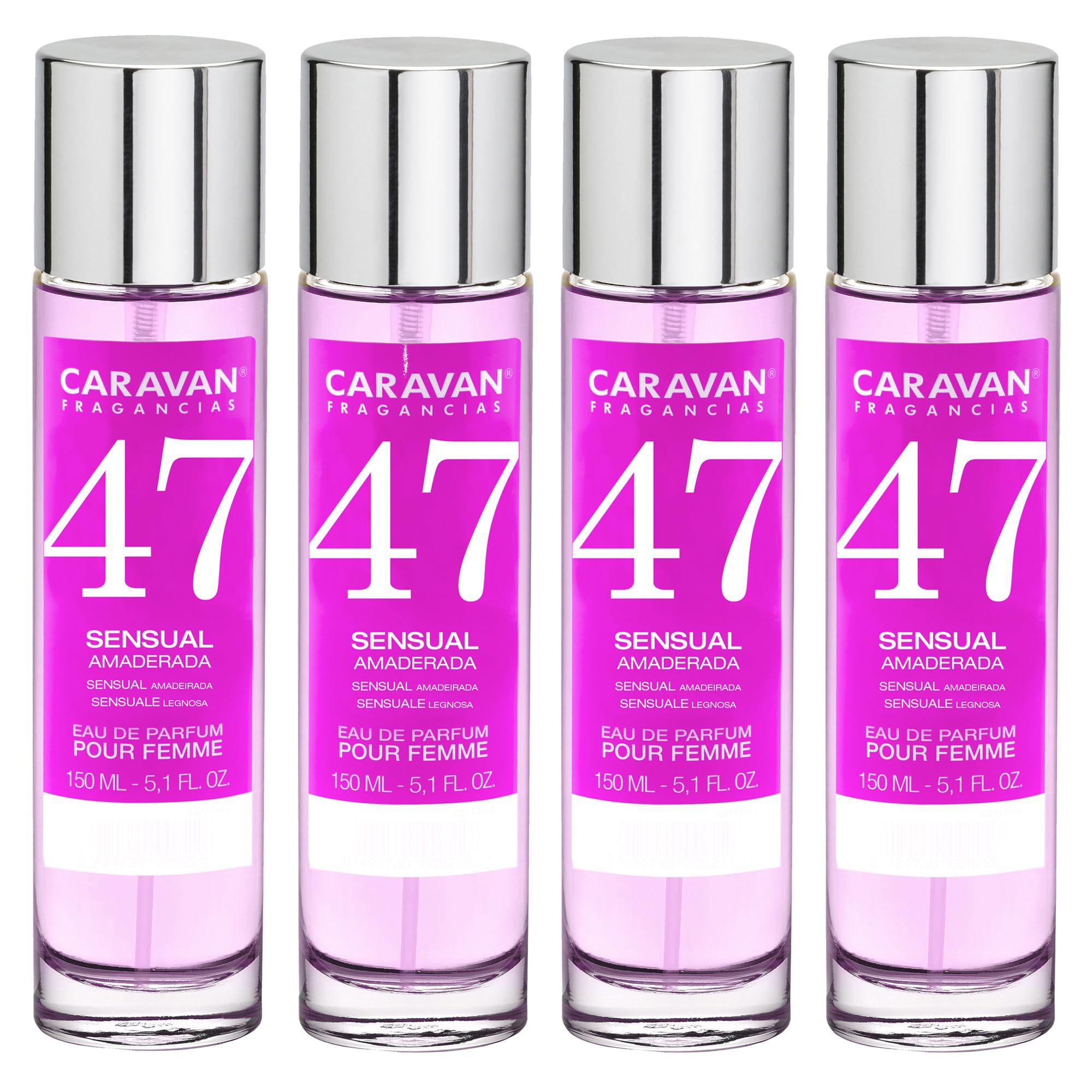 4 x Caravan profumo da donna n. 47-150 ml.