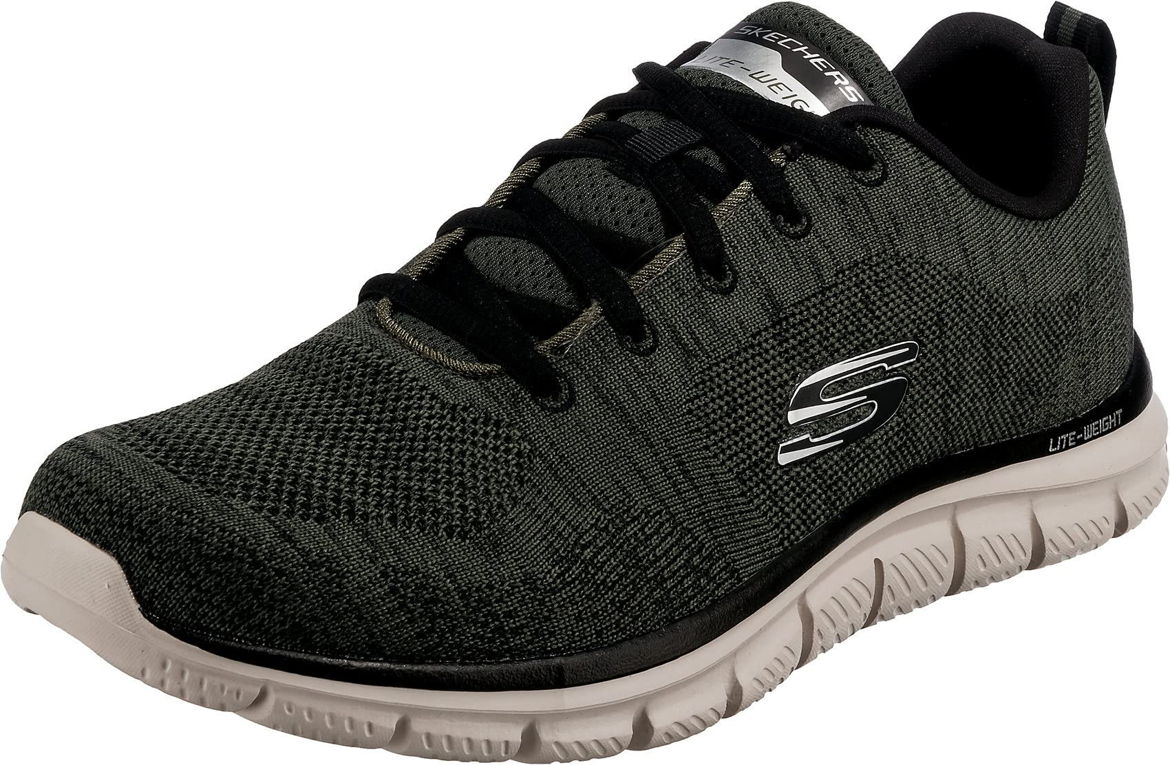 Skechers Mens Track OLBK Casual Shoe - 6 UK (232298) (B09PYF2Q29) Amazon Price History, Amazon Price Tracker