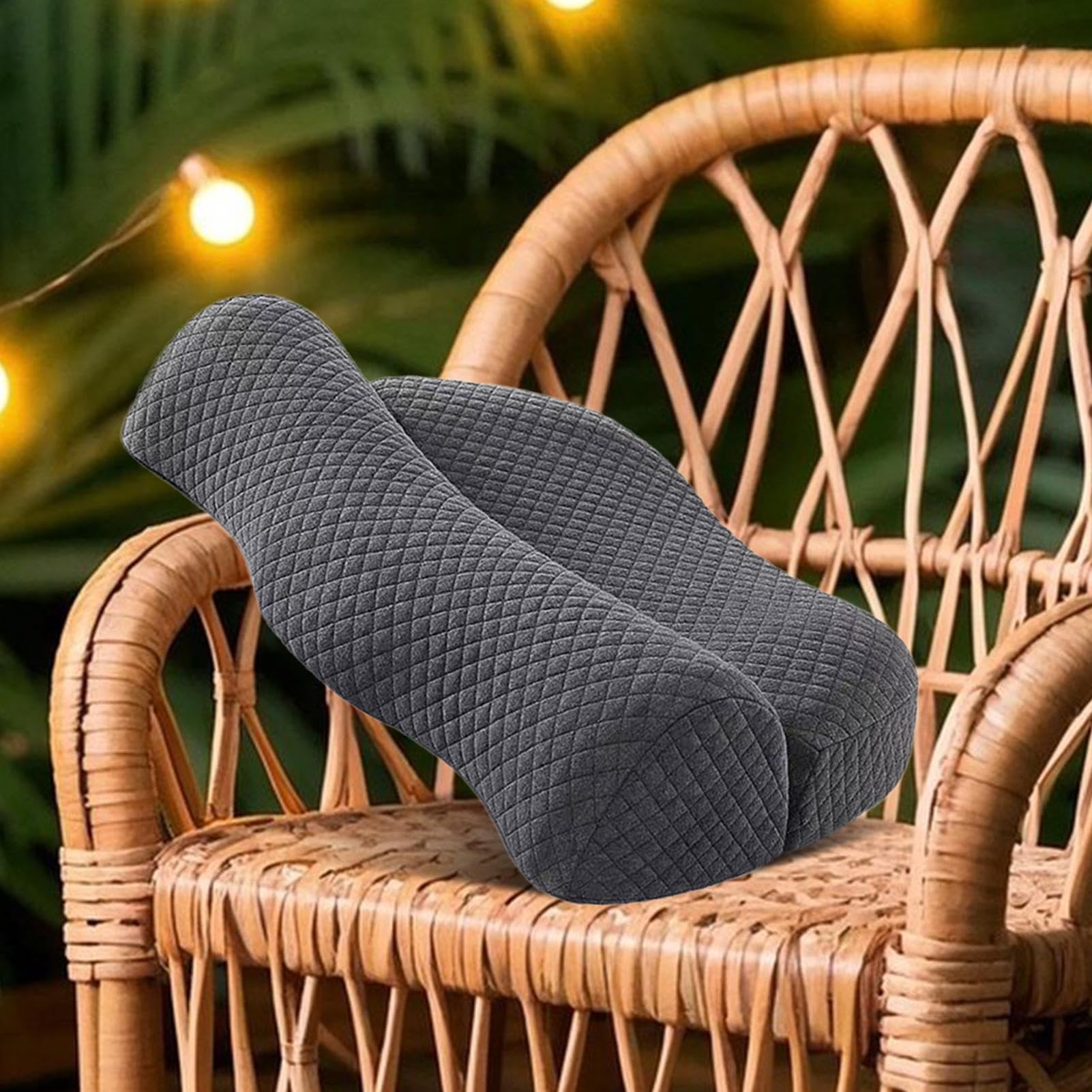 Almohada de Contorno Suave Cojín Antitracción Reposacabezas | Soporte Para La Cabeza De Almohada Cervical para Hombres y Mujeres Mayores Viaje Oficina Hogar Coche Cama Sofá Lectura