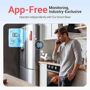 ThermoMaven Smart Bluetooth Wireless Meat Thermometer with WiFi App