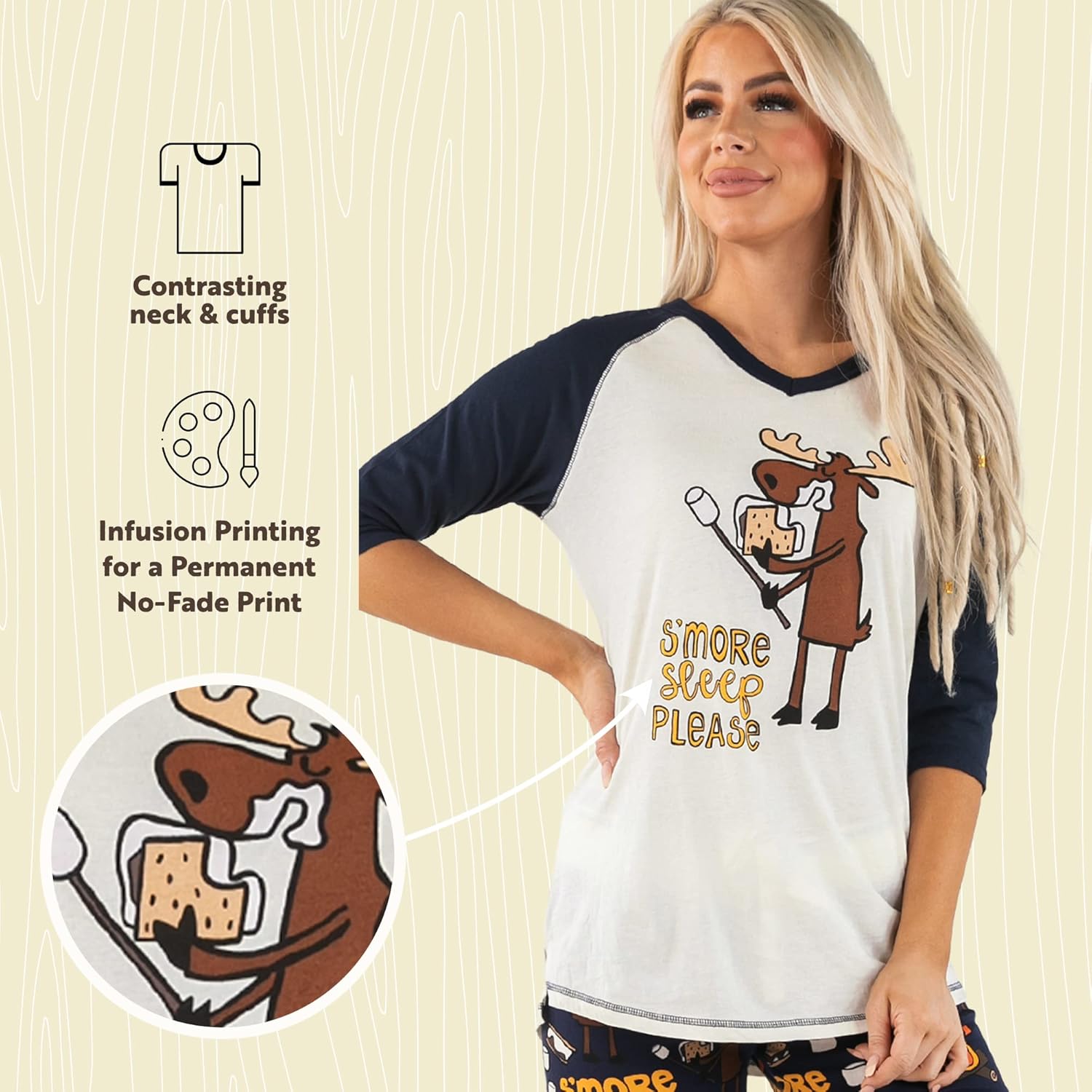 Lazy One Women's Leggings and Tees, Pajama Separates, Cozy Loungewear for Women