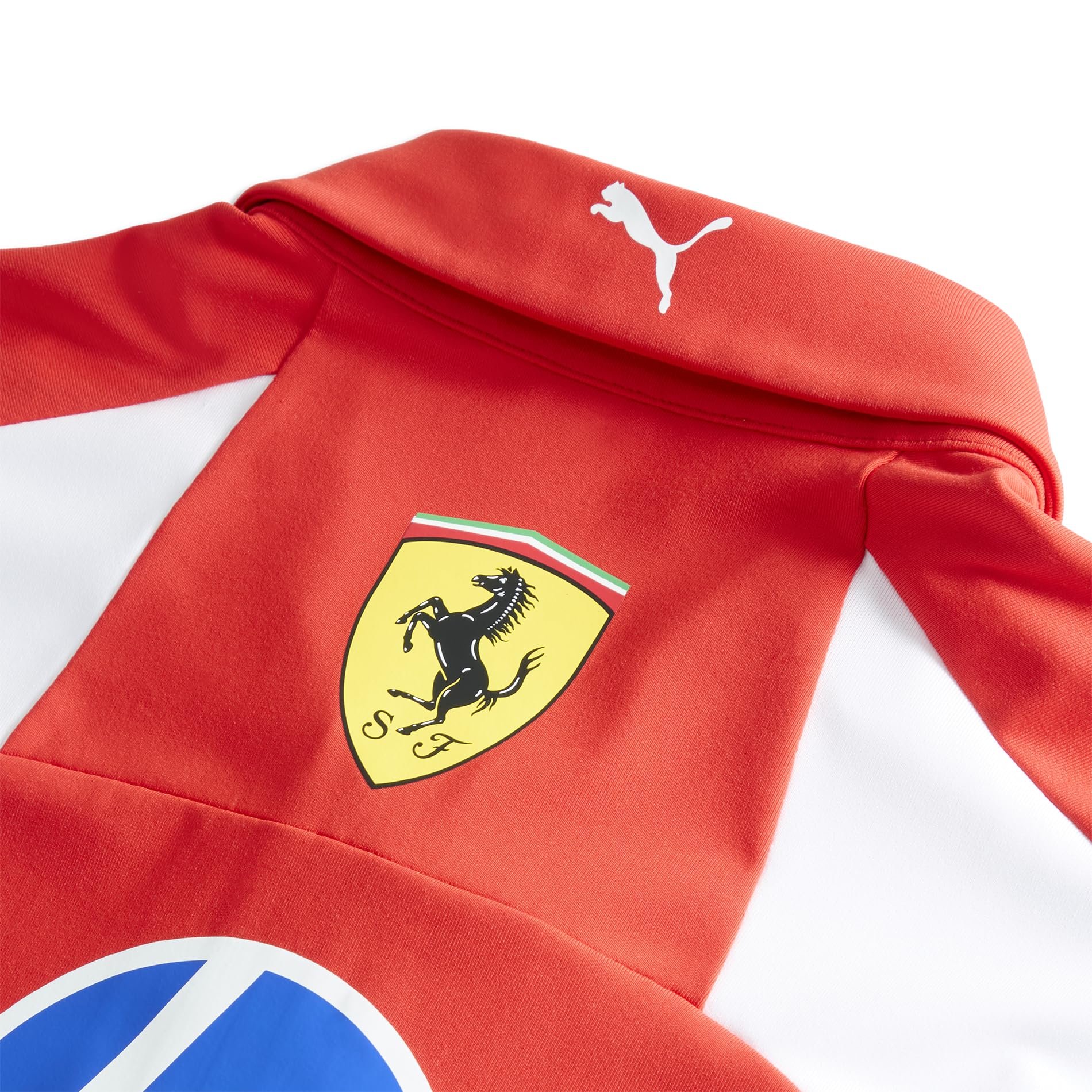 PUMA Scuderia Ferrari F1 2026 Polo Team Uomo - Authentic con Confezione Regalo - Rosso