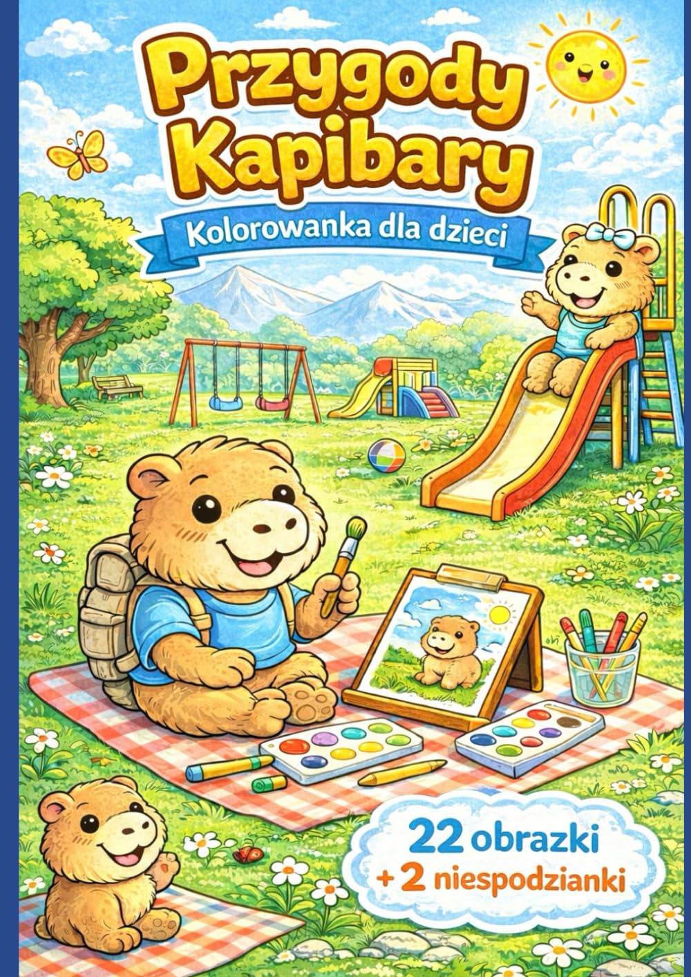 Przygody Kapibary Kolorowanka dla dzieci 3-8 lat