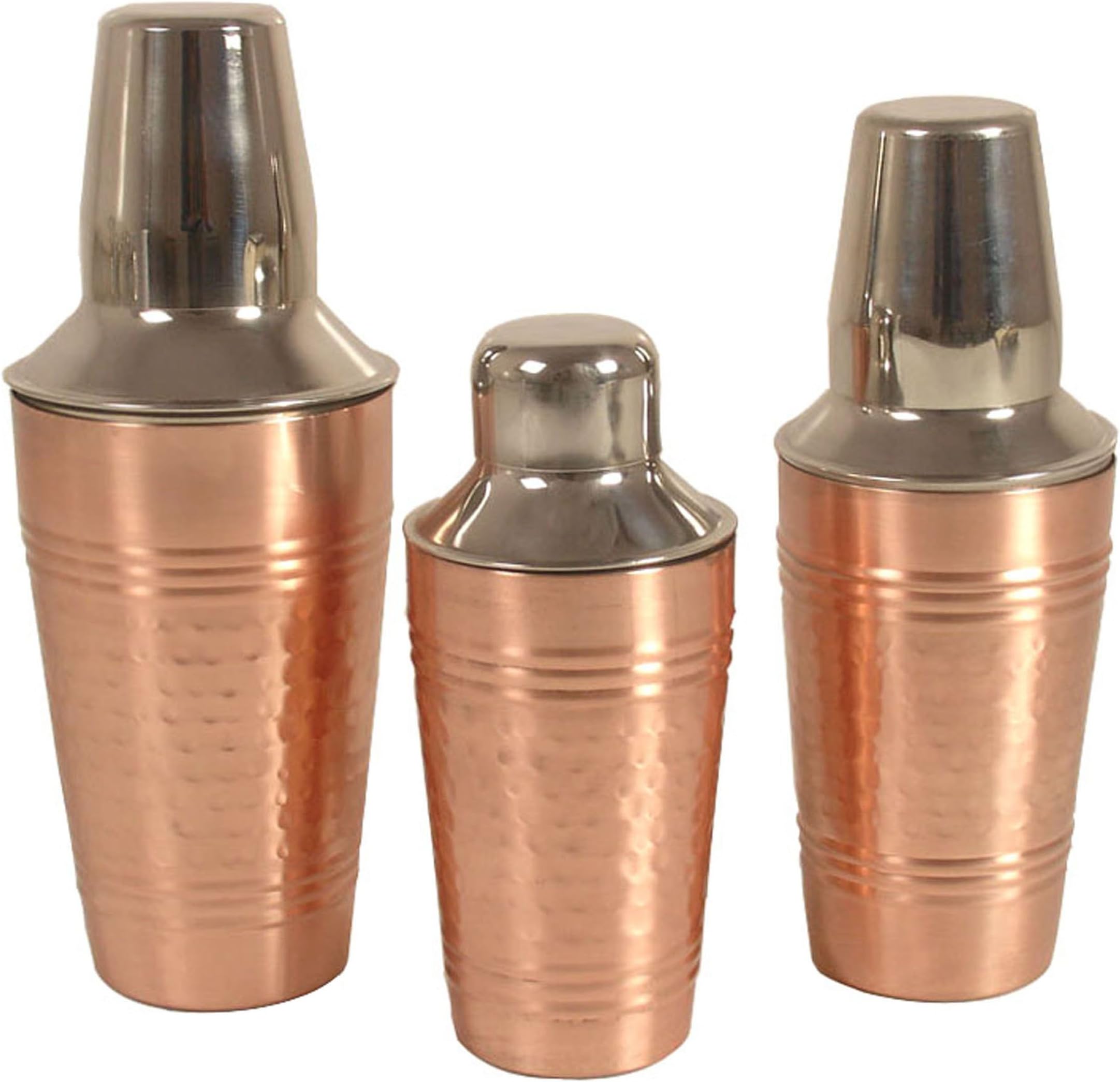 Hand Hammered Rosegold Cocktail Shaker 700 Ml