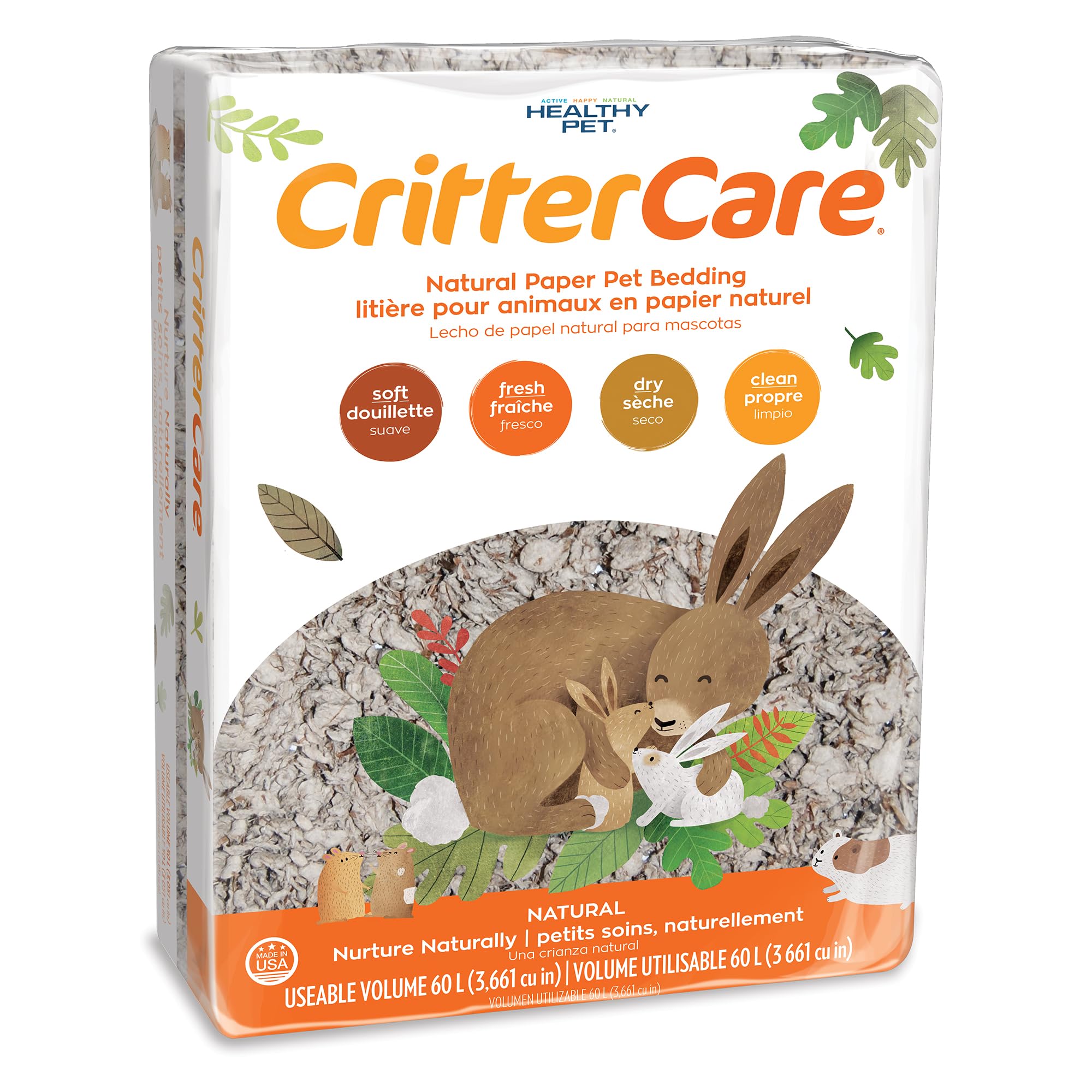 CritterCare Natural Paper Bedding