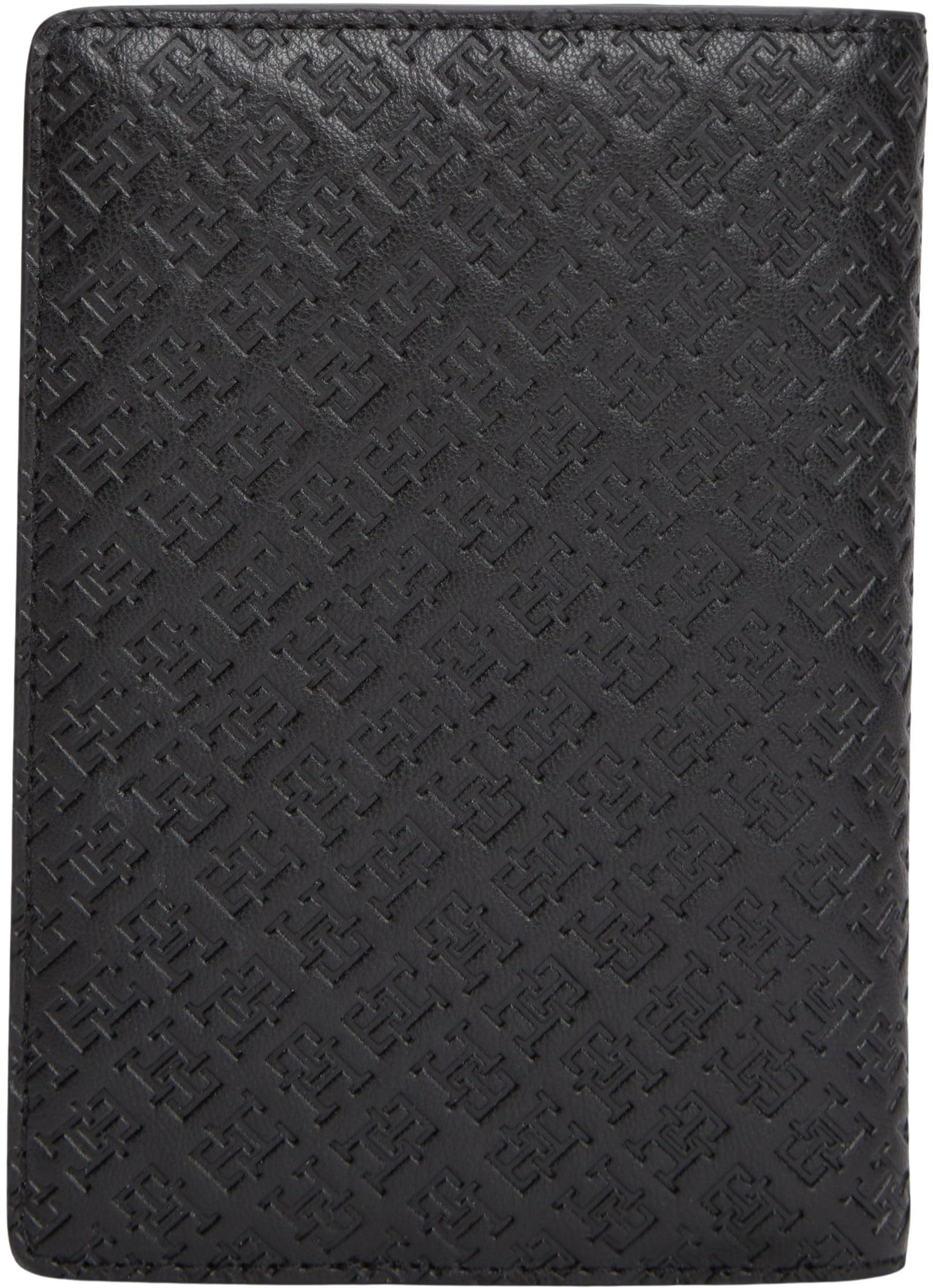 Tommy Hilfiger Porte-Passeport Th Icon Mono AW0AW18501 pour Femme, Autres Petits Accessoires, Noir (Noir), Taille Unique